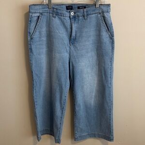 Curve appeal high rise wide leg jeans size 16/33